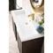 James Martin Vanities Alicante 39.5in Single Vanity, Mid-Century Acacia w/ White Glossy Composite Stone Top E110V39.5MCAWG - alternate 3